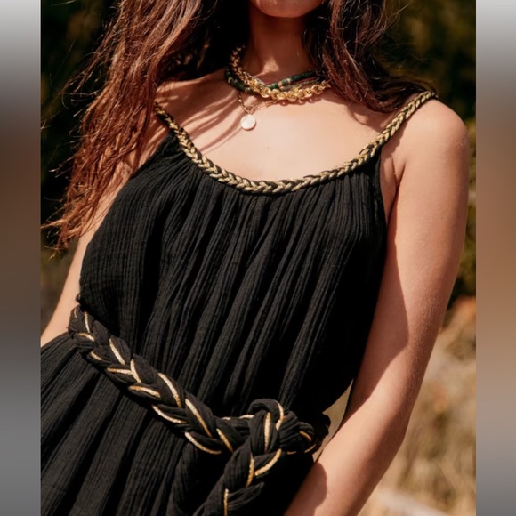 NWT sezane sacha dress without belt XS - Picture 2 of 8